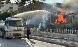 Bitlis'te korkutan yangın
