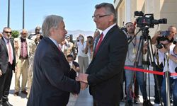 BM Genel Sekreteri Guterres, KKTC Cumhurbaşkanı Erhürman ile görüştü