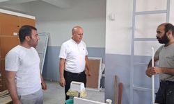 Çermik'te okullar yeni eğitim ve öğretim yılına hazırlanıyor