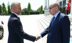 Cumhurbaşkanı Erdoğan, Slovakya Cumhurbaşkanı Pellegrini ile görüştü