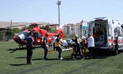 Darende'de aynı günde ikinci hava ambulansı talebi