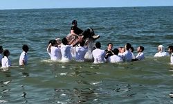 Denizcilik öğrencileri açık deniz stajına geleneksel etkinlikle uğurlandı
