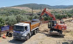 Dereköy'de yol yenileme çalışmaları başladı