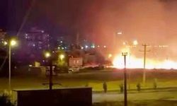 Diyarbakır'da korkutan yangın: Alevler evlere sıçramadan söndürüldü