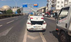 Diyarbakır'da trafik kazası: 7 aylık hamile sürücü şoka girdi