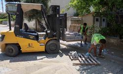 Efeler Belediyesi Umurlu'daki 10 bin metrekarelik yola parke taşı döşeyecek