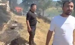 Emet'teki yangın kontrol altına alındı, ormana sıçraması önlendi