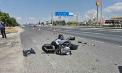 Eskişehir'de otomobile arkadan çarpan motosikletli yaralandı