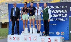 Eskişehirli atletler, İzmir'den kürsüyle döndü