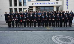 Hatay'da emniyet personeline rütbe takdim töreni düzenlendi