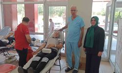 Havza Devlet Hastanesi'nde kan bağışı: 30 ünite kan toplandı