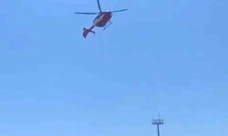 Hipotermi tedavisi gören bebek, ambulans helikopterle Diyarbakır'a sevk edildi