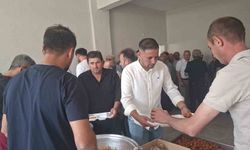 Hisarcık Aşağı Yoncaağaç Köyü'nde Çok Amaçlı Salon açıldı ve hayır yemeği düzenlendi
