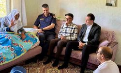 Hisarcık Kaymakamı Atam'dan yaşlı çifte anlamlı ziyaret