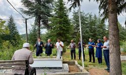 Hisarcık'ta 15 Temmuz'un 10. yılında şehitlik ziyareti