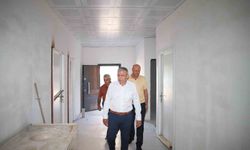 Ilıdağ Mahallesi'ndeki yeni sağlık ocağı hizmet binasında inceleme