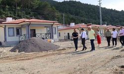 Işıklı Mahallesi'ndeki kırsal afet konutlarında sona gelindi