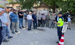 Jandarmadan ROPS demiri ve reflektör eğitimi