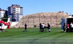 Kalp krizi geçiren şahıs ambulans helikopterle hastaneye sevk edildi