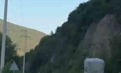 Karabük-Yenice kara yolunda tehlikeli sollamalar kamerada