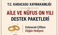 Karacasu'da ailelere düğün ve 'Hoş Geldin Bebek' desteği