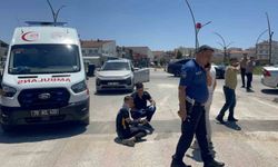 Karaman'da otomobille çarpışan motosikletin sürücüsü yaralandı