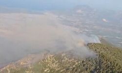 Kaş'taki orman yangınının enerjisi düşürüldü