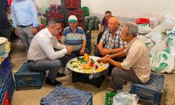 Kaymakam Dalak pazaryerinde esnaf ve vatandaşlarla buluştu