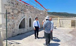 Kırıkhan'da Beyazıd-ı Bestami hazretleri türbesinde çalışmalar sürüyor