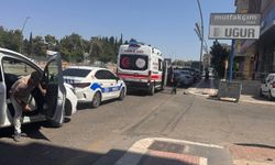 Kontrolden çıkarak devrilen motosikletin sürücüsü yaralandı