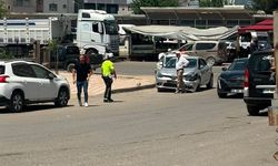 Kurtalan'da maddi hasarlı trafik kazası