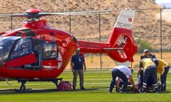 Malatya'da kalp krizi geçiren hasta hava ambulansıyla hastaneye sevk edildi