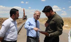 Mardin'in en büyük grup içme suyu hattında yenileme çalışmaları sürüyor