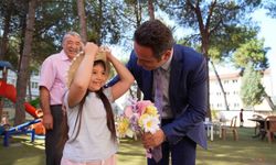 Muğla İl Milli Eğitim Müdürü Çay haftanın ilk gününde minik yüreklerle buluştu
