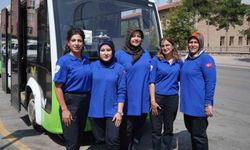 Niğde'de ücretsiz elektrikli otobüsler kadın şoförlere emanet