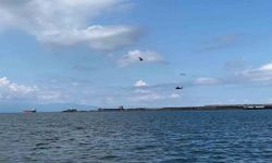 Savaş helikopterlerinin eğitim uçuşu Ereğli'de heyecan yaşattı