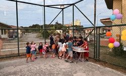 Sinop'ta çocuklar açık hava sinemasında buluştu