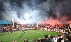 Sungurlu'da ayak tenisi turnuvası kıyasıya mücadelelere sahne oldu
