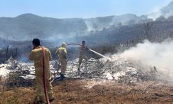 Tarla temizliği için yakılan ateş ormanlık alana sıçradı