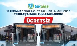Tekirdağ'da 15 Temmuz'da ulaşım ücretsiz
