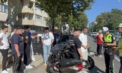 Tekirdağ'da kontrolsüz dönüş kazayla sonuçlandı: O anlar araç kamerasına yansıdı