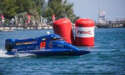 UIM F1H2O Kırgızistan Grand Prix'sinde ilk gün serbest antrenmanlar yapıldı