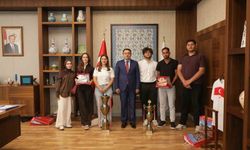 Vali Işın, DUSCART Takımı'nı ağırladı