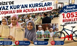 Yaz Kur'an Kursları Rize'de Coşkuyla Başladı