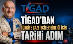 TİGAD’dan Türkiye Gazeteciler Birliği İçin Tarihi Adım