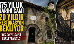 175 Yıllık Tarihi Cami 20 Yıldır Restorasyon Bekliyor
