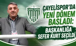 Çayelispor'da Sefer Kurt dönemi başladı