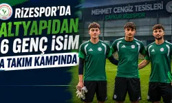 Çaykur Rizespor'da Altyapıdan 6 Genç İsim A Takım Kampında