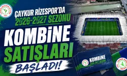 Çaykur Rizespor'da Kombine Satışları Başladı