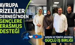 Avrupa Rizeliler Derneği'nden Gençlere Erasmus Desteği